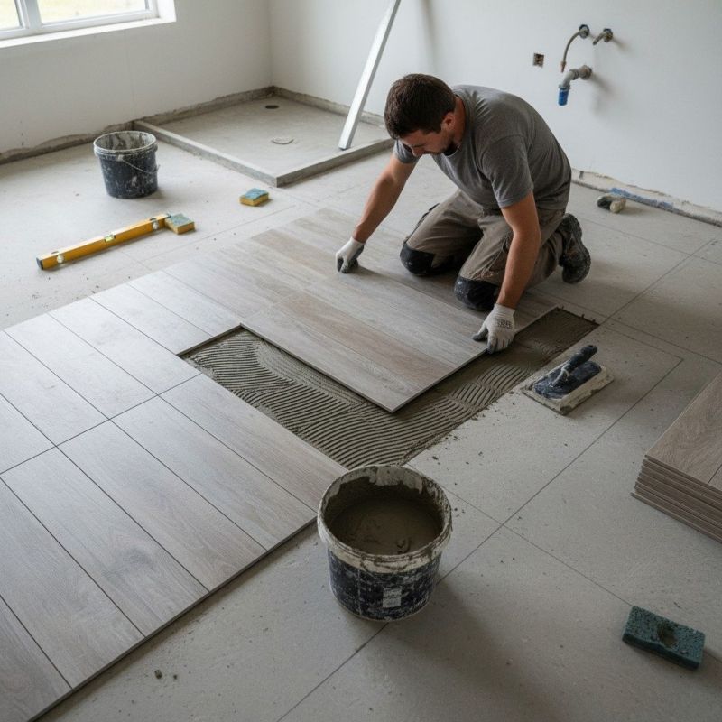 Bathroom Flooring Installation in Fredericksburg, VA